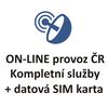 Online provoz ČR pro lokátory FleetLock na 6 měsíců - datová SIM karta, mapové podklady a kompletní služby serveru 24/7