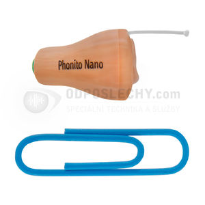 Profesionální mikrosluchátko pro skrytou komunikaci a nápovědu Phonak Phonito Nano